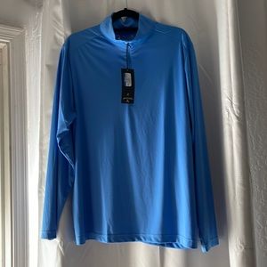 Men’s XL Antigua blue pullover new tag Bk label Lids Foundation Golf Tournament